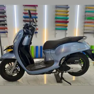 Sticker skotlet motor dan mobil SKY BLUE METALIC CANDY kualitas super premium