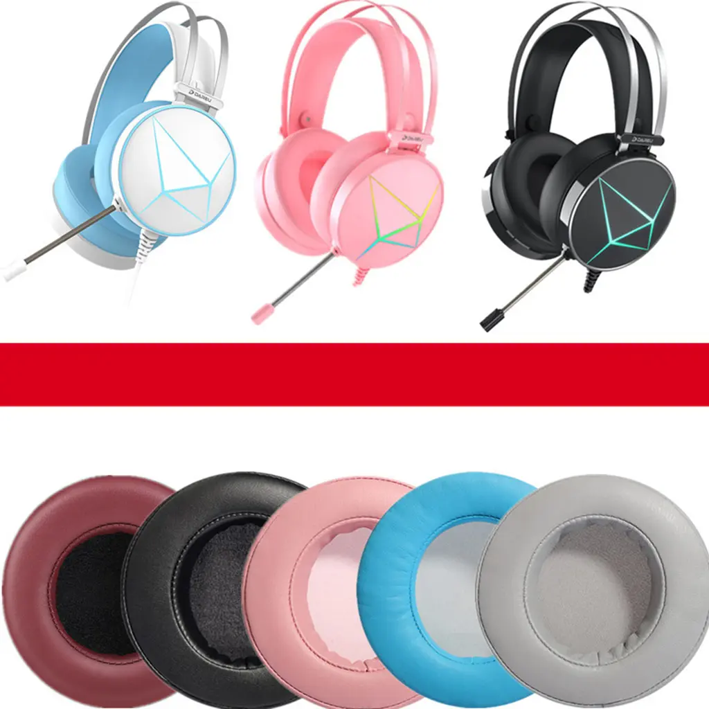 Miếng Đệm Tai Chống Ồn Cho Daryou D3, EH722, EH736, EH735, EH716, EH718, Băng Đô, Gối Tai Nghe, Vỏ Tai Nghe Mềm, 1 P