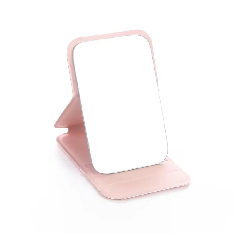 Portable Makeup Mirror, 1 Set Handheld Mirror, Foldable Mirror for Women & Men, Makeup Tools for Home and Travel 2