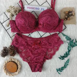 Yosero 21 BRA SET bh + cd beha celana dalam wanita setelan renda import quality RC03 32-42 cup B Terlaris