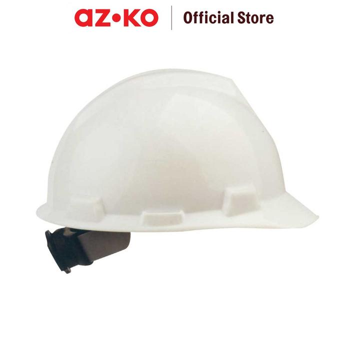 Gambar AZKO Krisbow Brim Helm Keselamatan Kerja Hdpe - Putih Topi Proyek Safety Helmet Alat Pelindung Diri Kontraktor Mandor Pekerja Bangunan dari AZKO ID Kota Administrasi Jakarta Barat Tokopedia