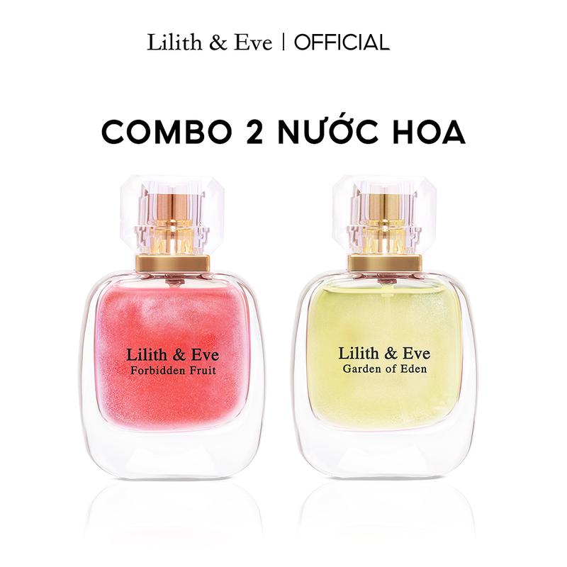 Combo nước hoa Lilith and Eve Garden of Eden và Forbidden Fruit Nữ Cosmetic Perfume Xịt Thơm