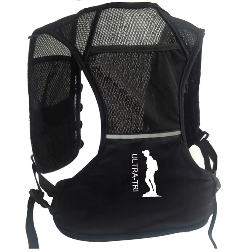 Beg galas Larian Jejak Penghidratan, ULTRA-TRI, Uniseks, Ringan, Beg Larian Mochila Maraton, Kapasiti 2.5L, Untuk Lelaki, Wanita, Kanak-kanak dan Dewasa