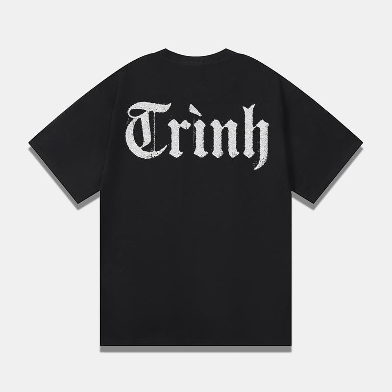 Product Introduction of Áo Thun TRÌNH HIEUTHUHAI, Áo Thun Unisex Form Rộng Chất Mềm Mỏng Thoáng Mát Hot Trend In 2 Mặt Menswear Cổ Tròn áo  thun 5