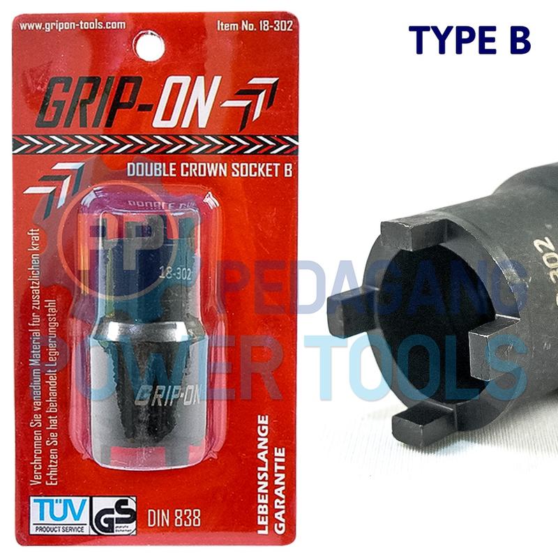 Product Introduction of KUNCI MAHKOTA - MUR KOPLING - DOUBLE CROWN SOCKET B GRIP ON 18-302 12
