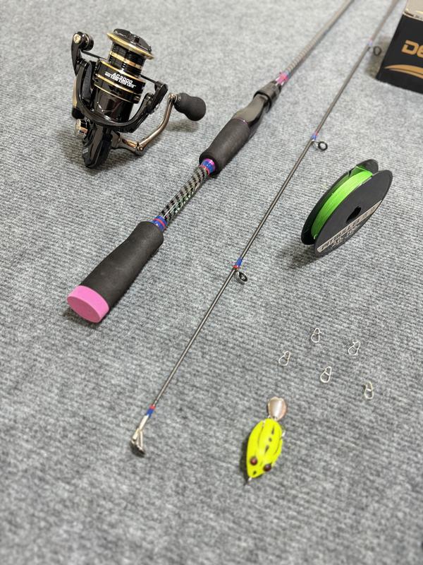 Combo Cần Câu Lure Crocodile  & Máy Câu  AC 2000 Tặng đầy đủ phụ kiện