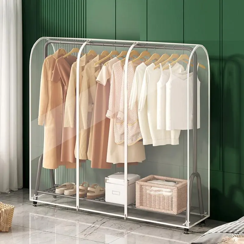 Tấm Che Bụi Quần Áo PEVA, Tấm Che Bộ Đồ, Để Treo Gia Đình, Túi Đựng Áo Khoác, Móc Treo Tủ Quần Áo, Tủ Sắp Xếp Trong Suốt, Chỉ Có Tấm Che Bụi