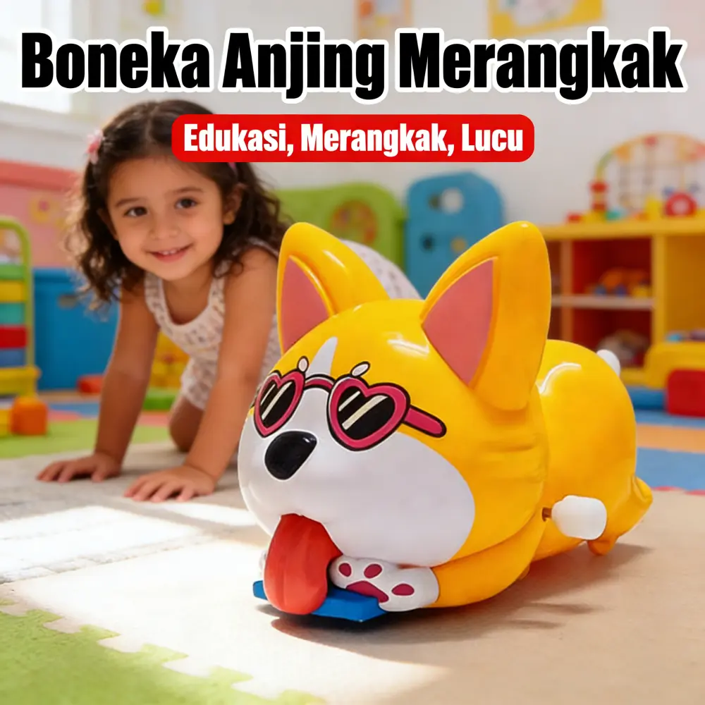 Mainan Ayunan TikTok Viral Babi & Anjing - Stimulasi Motorik Halus 0-12 Bulan, Edukasi Sensorik & Warna, Ideal untuk Newborn-Sayang, Model [Model Name], Panjang [Panjang cm], Lebar [Lebar cm]