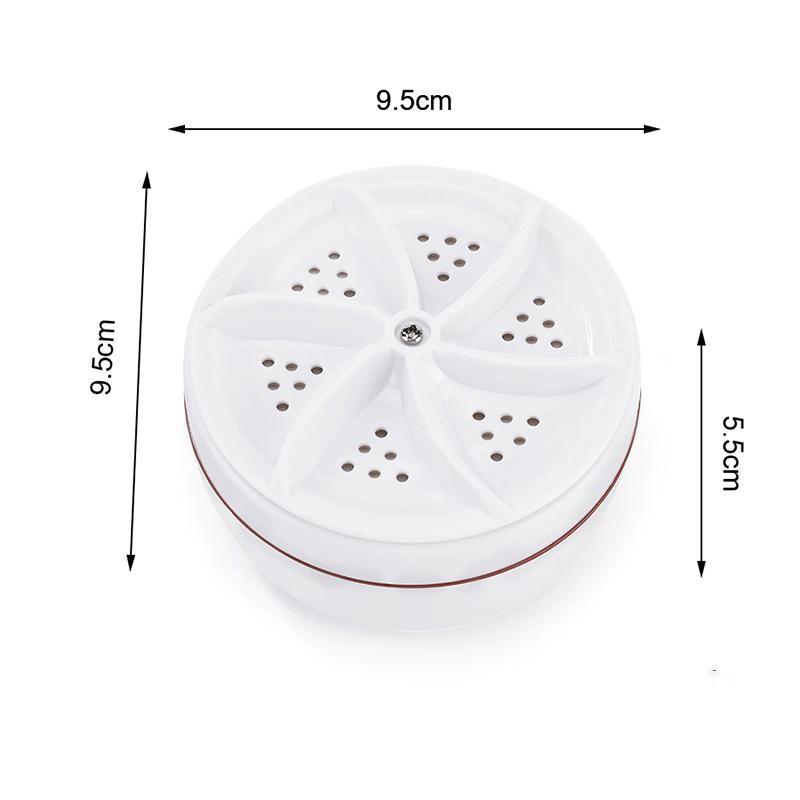 [Giao hàng miễn phí] [Shgezm] Máy giặt Mini Turbo cầm tay Máy giặt làm sạch chạy bằng USB cho tất Máy giặt Turbo siêu âm Mini dành cho du lịch tại nhà [MỚI] 5