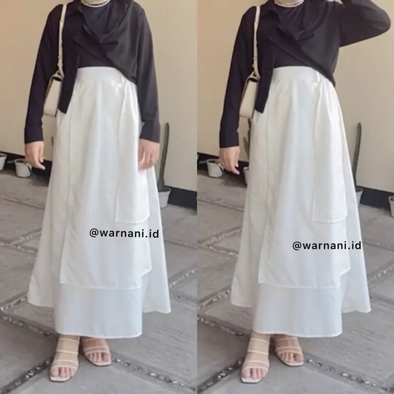 CLOUDY SKIRT | ROK LAYER | ROK SUSUN | KOREAN SKIRT | ROK MAXI 0