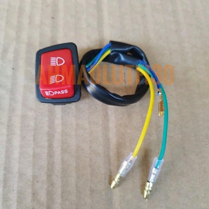 Tombol dim Passbeam AEROX NVX vietnam PNP Mio Xeon Jupiter MX M3 soul GT 115 dll 2