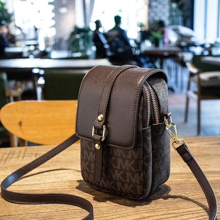 Product Introduction of Sling Bag Luka JMK | Tas Selempang Pocket Wanita Sling Bag JMK | Tas Selempang Handphone Wanita 2 Ruang Model Terbaru Tas Kecil Wanita Untuk Pesta Selempang Wanita Warna Hitam Cokelat Tan Putih Kulit PU 23