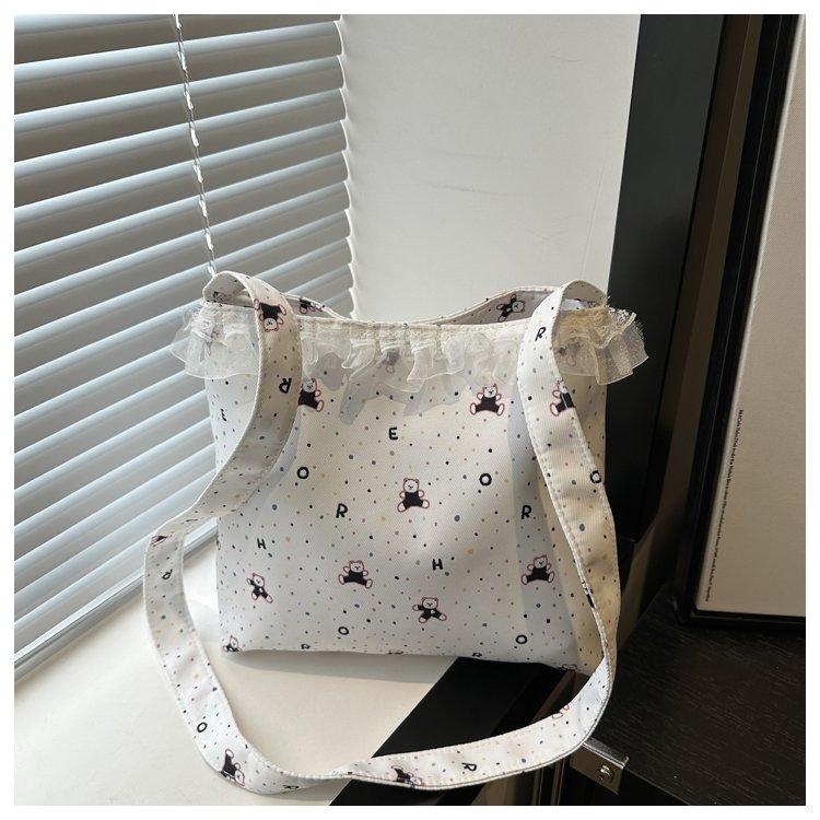 Product Introduction of Sewing Line Magnetic Snap Spring 2025 Women's Bag Shoulder Bag Personality Trend Large Capacity 9