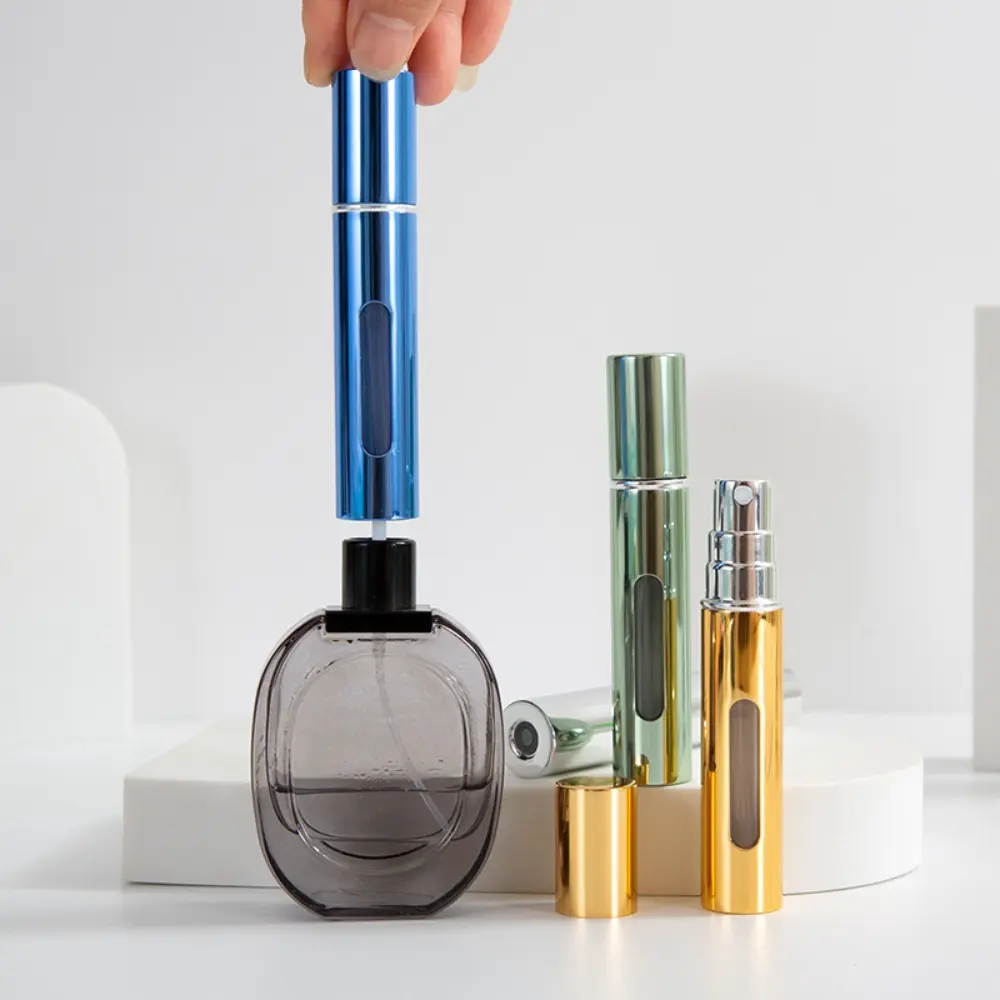 Empty 10ml Perfume Bottle Mini with Spray Atomizer Bottle Refillable Portable Spray Jar Travel