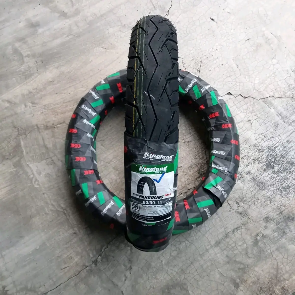 Ban tubeless 80/90 14 Kingland Ban matic 100% original