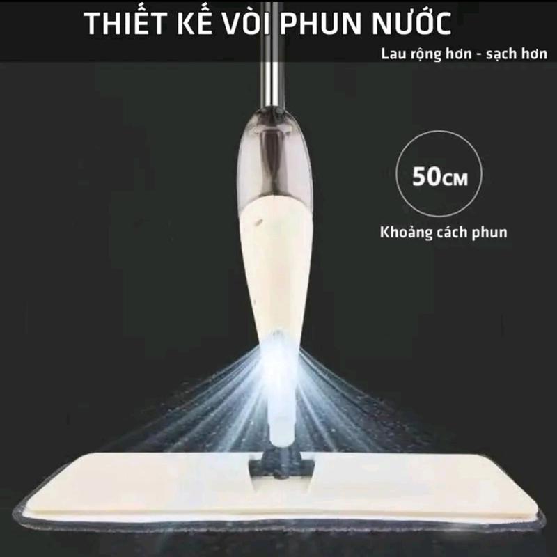 Cây lau nhà phun sương, làm sạch xoay 360 độ - Thông minh, tiện dụng 2