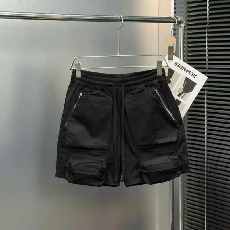 Quần Short QA68 chất liệu kaki dày dặn hoạ tiết mix túi hộp phối khoá thời trang nam 3