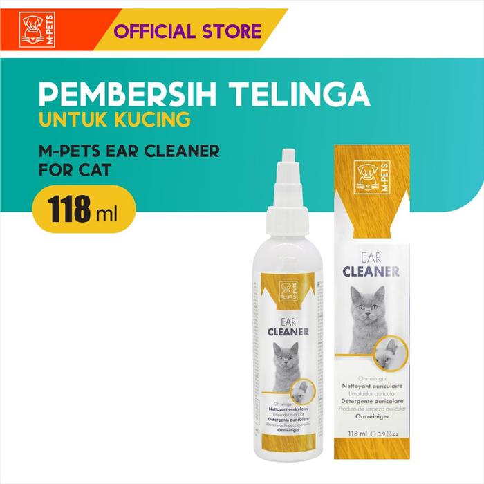 Gambar M-Pets Ear Cleaner For Cat 118 ml / Pembersih Telinga Untuk Kucing dari M-Pets Volk Pets Indonesia Kota Tangerang Tokopedia