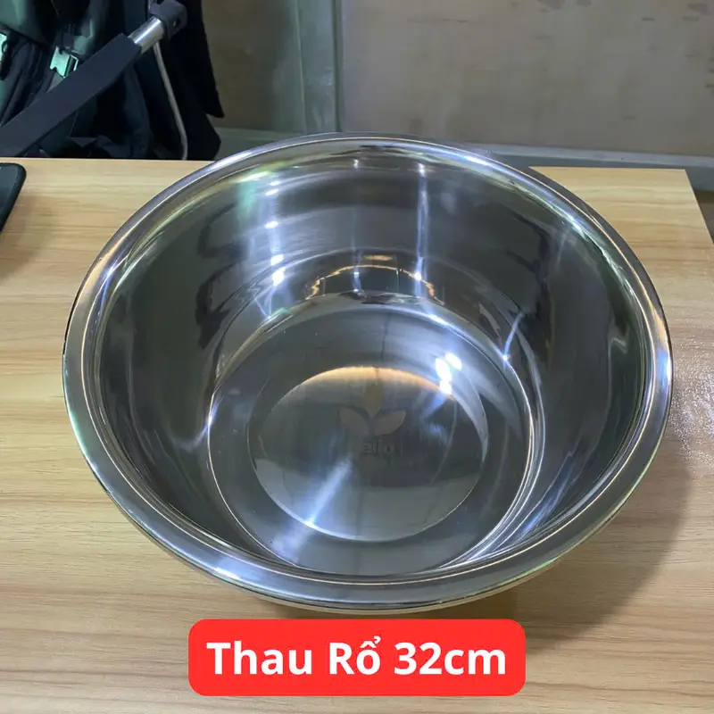 [ PL -COMBO 6 THAU SIZE 22-32CM ] Thau chậu inox sâu lòng cao cấp Delio với chất liệu siêu dày, bền đẹp và an toàn 2