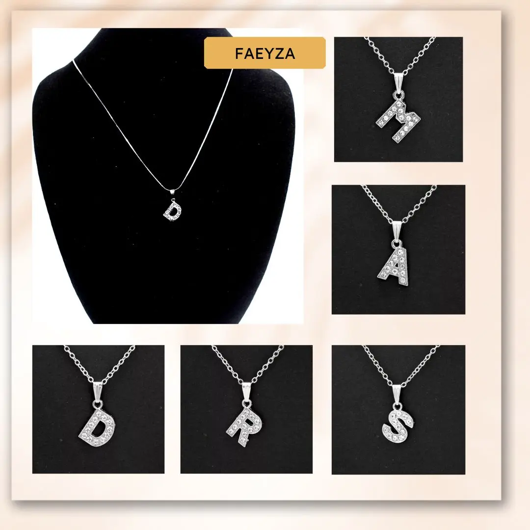 kalung HURUF, (KALUNG BELUT) Kalung liontin TITANIUM