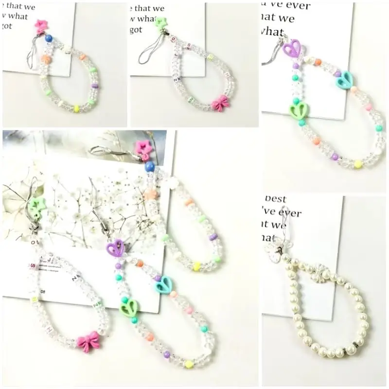 Strap HP / Scrap phone / gantungan hp motif bunga samping