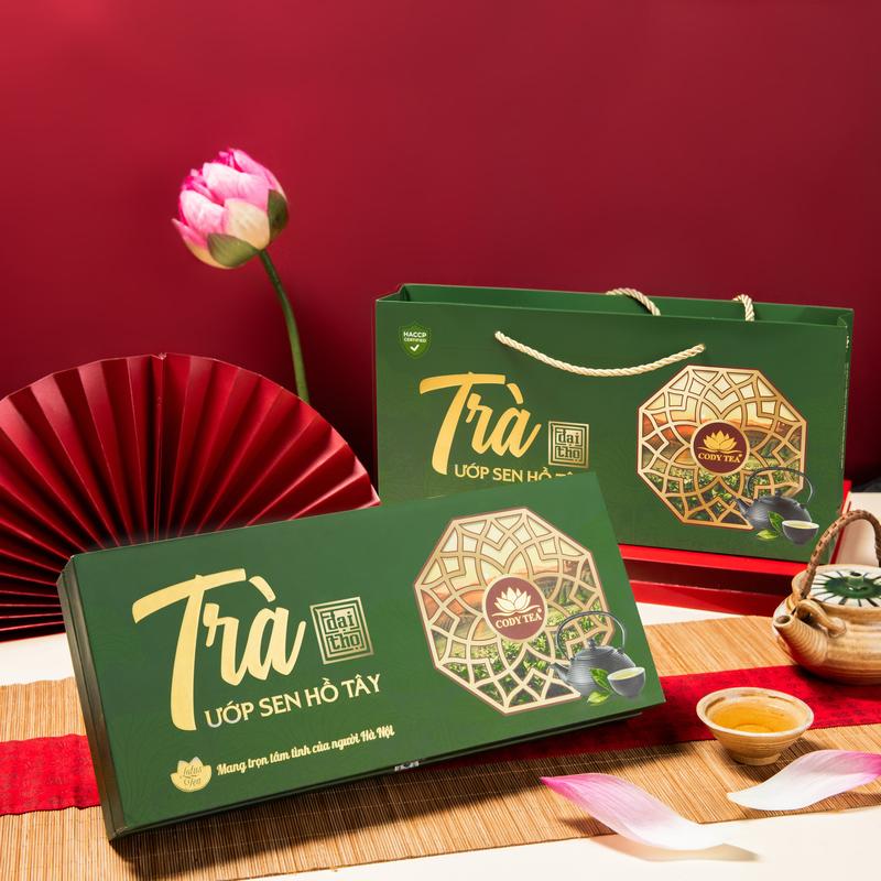 Trà ướp sen Hồ Tây - Đại Thọ (Bông) Cody Tea traxanh 5