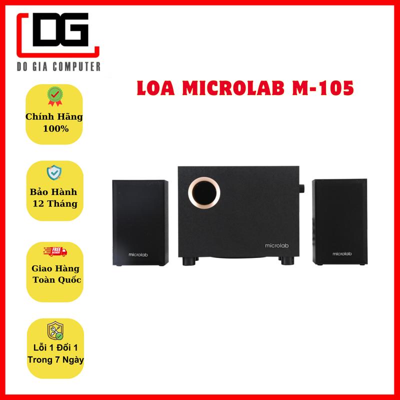 LOA MICROLAB M105 2.1, Loa Để Bàn Máy Tính, Bảo Hành 12 Tháng Củ Loa Nghe Nhạc Không Dây Wireless