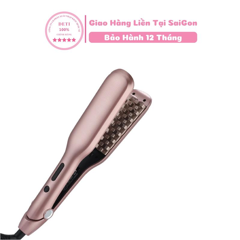 Máy dập xù, máy dập phồng chân tóc, máy bấm tóc gợn sóng chính hãng bảo hành 12 tháng DETI SHOP