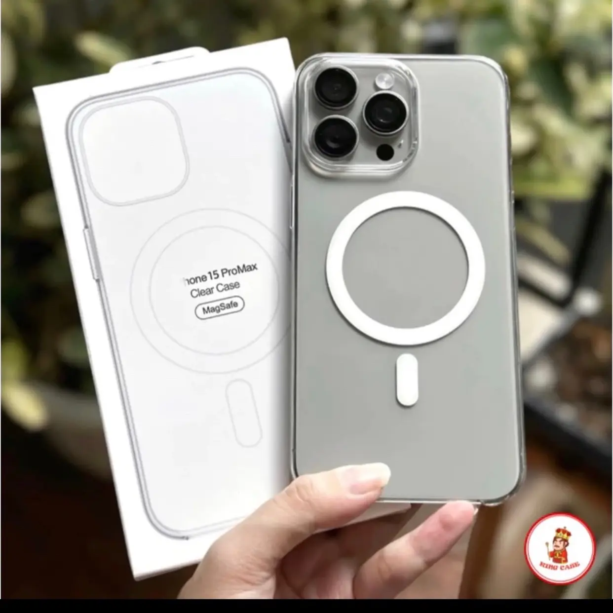 Ốp lưng Iphone trong suốt hỗ trợ sạc nhanh không dây cho 15 14 13 Pro Max 12 11 XSM