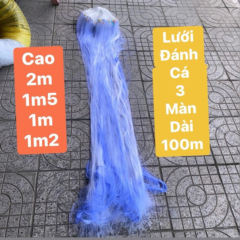 Lưới 3 màn Thái bắt cá, dạo cao 2m 1m5 1m2...Dài 100m và nửa treo 50m nhiều phân loại Fishing Đi Câu Câu Cá