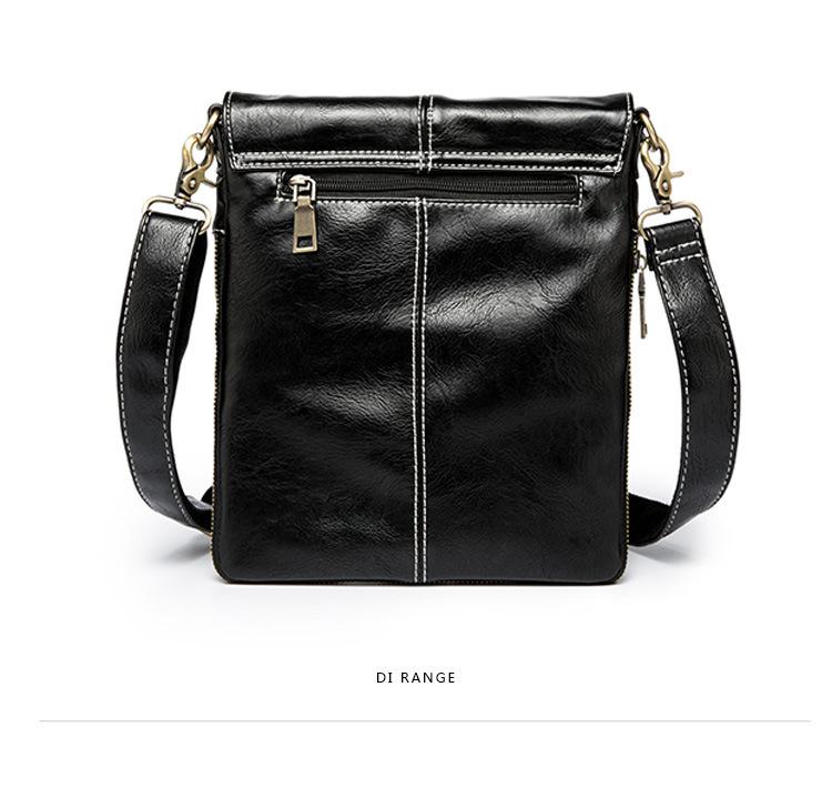 Product Introduction of New men's shoulder bag fashion pouch city  tote  bag 11