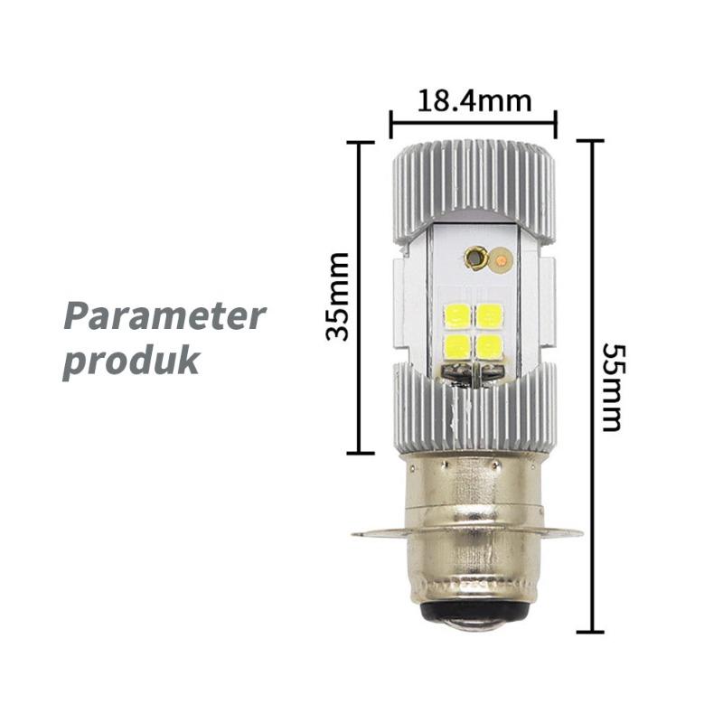Lampu LED AC DC H4 Laser Gun P15 BHOLAM Depan LED AC DC H4 Laser Senja Beat Vario Scoopy Supra Revo Jupz Vega Blade Mio J Mio Soul DLL Motor Vehicle - Car