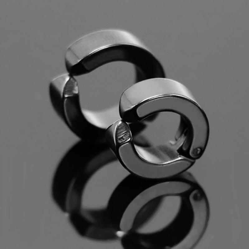 Ol.Q-1Pc Ear Clip Geometric Tarnish Resistance Gift Ear Cuff Crawler for Men 2