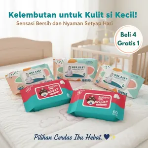 Tisu bayi 30 dan 80 hitungan Tisu bayi murah Tisu bayi Bebas pewangi, pewangi dan alkohol COD tisu