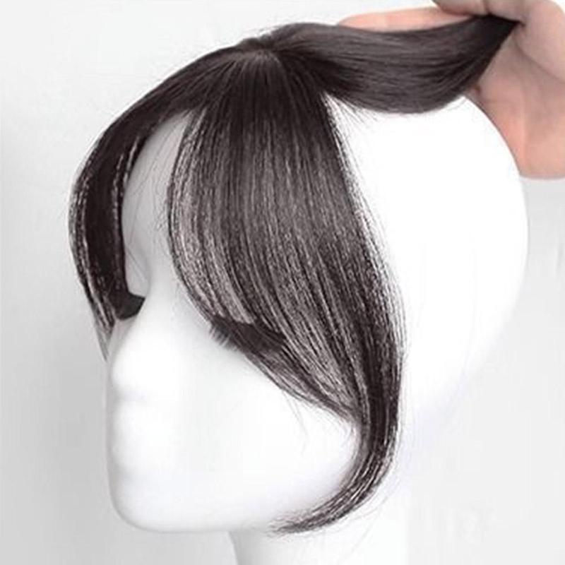 Product Introduction of Sambungan Rambut Palsu Poni Lapan Aksara Udara Perancis Halimunan, Lancar, untuk Rambut Wanita, dengan Poni pada Q2R6 19