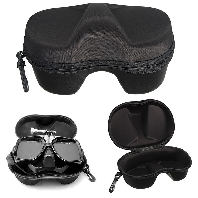 Product Introduction of Diving Glasses Storage Box Underwater Mask Goggles Glasses Storage Diving Face Cover Snorkel Zipper Case for Underwater Swimming 14
