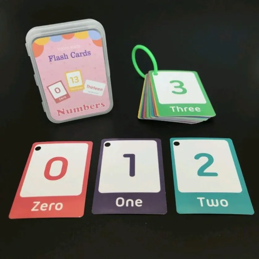 (HARGA PROMO) Kartu Pintar Edukasi Anak Flashcard (Angka, Buah, Warna, Hewan, Huruf) Game Kotak Mainan Toys