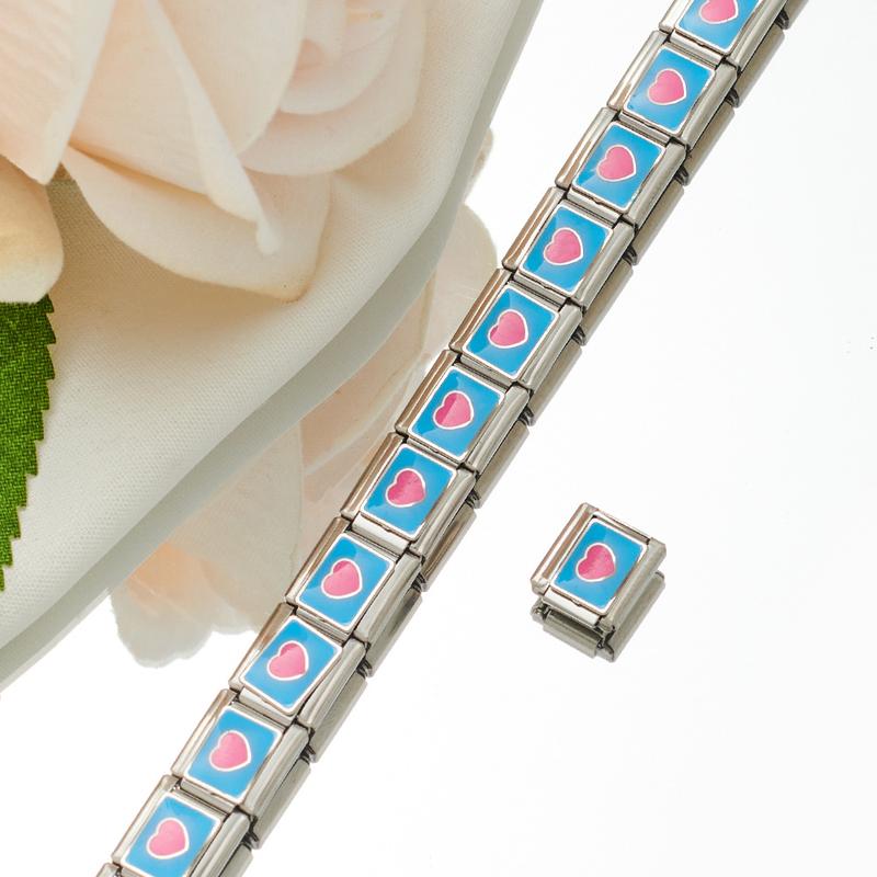 Product Introduction of Modular Bracelet Titanium Oil Drop DIY Custom Fit Unisex 11