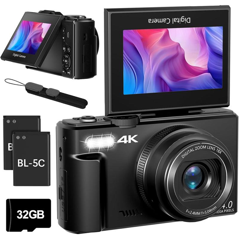 Cameras for Photography, 4K 64MP Digital Vlogging Camera for - TikTok Shop