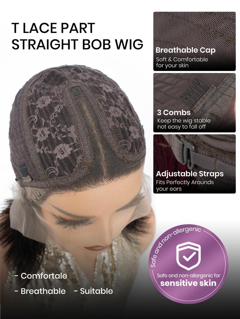 Product Introduction of 14 Inch Short Bob Wigs for Women, Gorgeous Fluffy Wigs without Bangs, Human Hair Wigs for Party, Daily Use 7