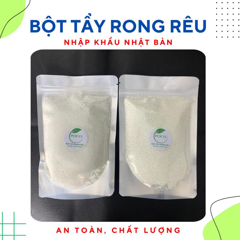 Combo 2 Bột Tẩy Rong Rêu (tặng bao tay) cho nền sân xi măng, sân gạch, hồ bơi, khử trùng chuồng trại Làm Sạch