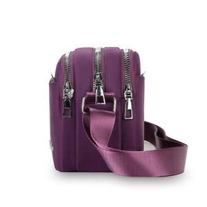 Beg Bahu Tunggal, Untuk Wanita, Bahan Kanvas, Gaya Kasual, Reka Bentuk Mudah, Beg Selempang, Sesuai untuk Wanita Pertengahan Umur dan Warga Emas, Berbilang Lapisan, Dompet Perniagaan, Dompet, Beg Telefon Bags Crossbody