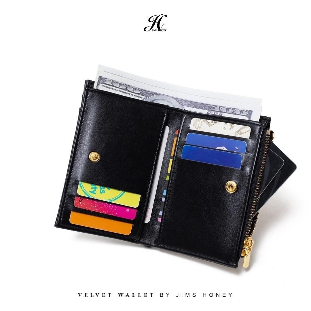 VELVET MINI WALLET JIMS HONEY