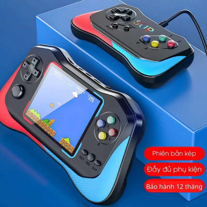 Máy Chơi Game Cầm Tay M8 Plus Với Hơn 500 Game Kèm Tay Cầm Chơi Game 2 Người - Bảo Hành 12 Tháng PlayStation Chơi Điện Tử 6