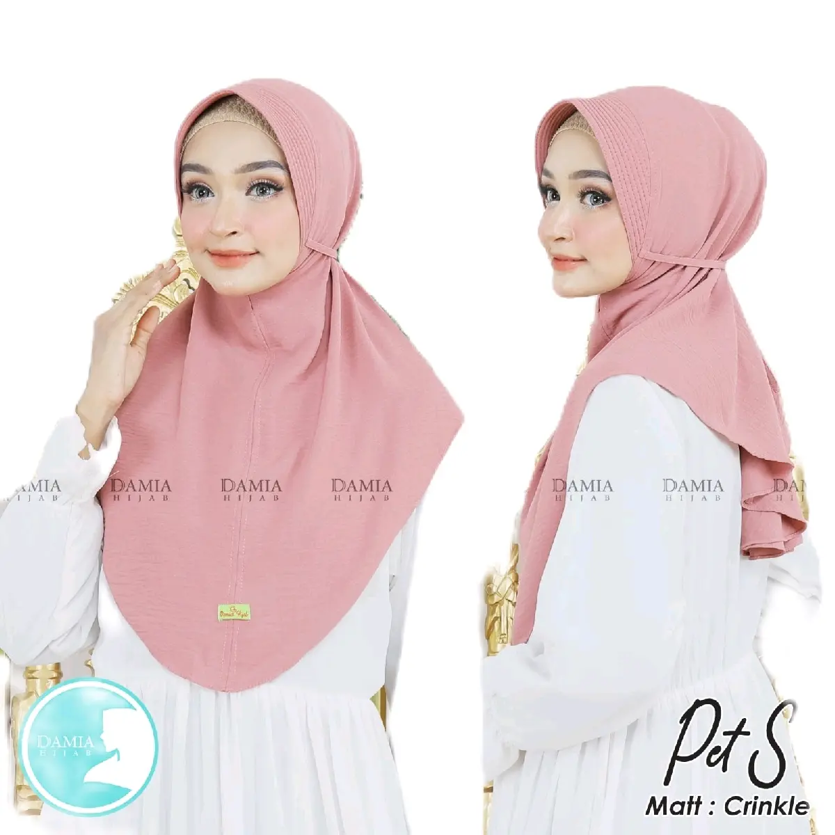 bergo crinkle Jilbab