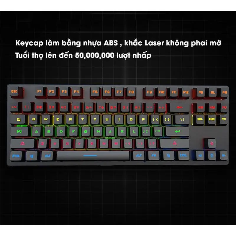 Bàn phím cơ Gaming K550 V4 Red Switch TKL 87 phím - Có hot-swap - Led Rainbow | BigBuy360 - bigbuy360.vn