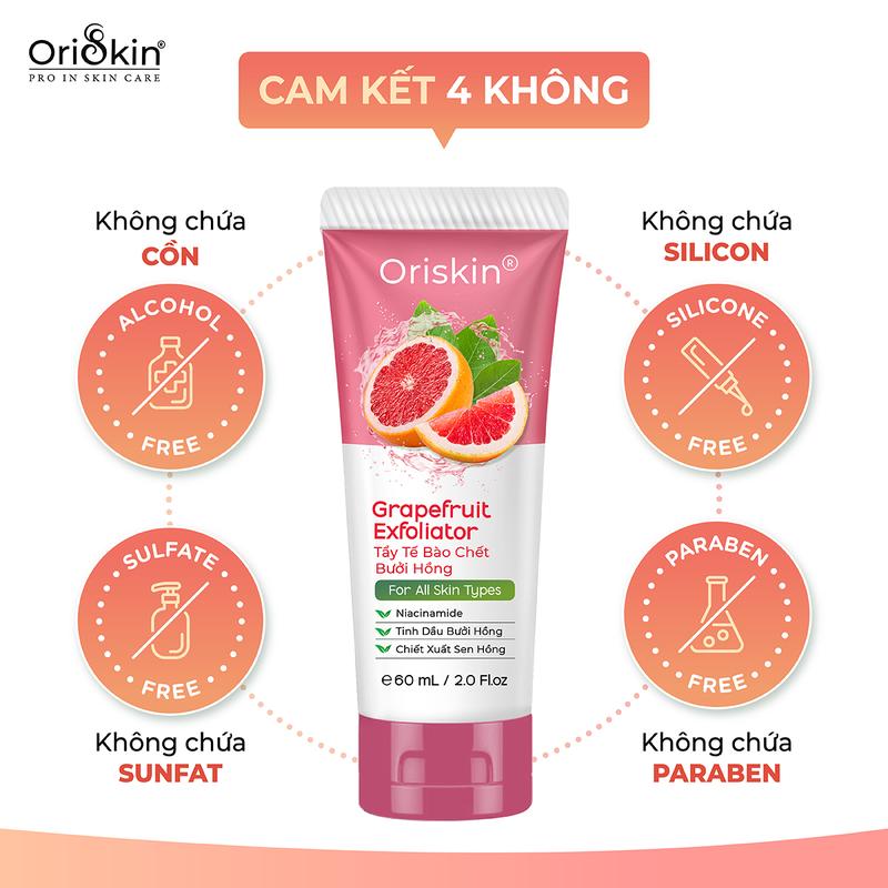 [ ORISKIN Bấm  Mua 2 Giảm 50% ] Grapefruit Exfoliator - Tẩy tế bào chết Bưởi Hồng Tây Ban Nha giúp lấy đi tế bào chết, dưỡng ẩm làn da mịn màng. 7