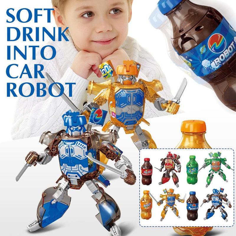 Đồ Chơi Robot Transformers, Soda, Mô Hình Biến Hình, Mô Hình Robot Biến Đổi, Đồ Trang Trí Bàn Làm Việc, Thích Hợp Cho Trẻ Em, Đồ Chơi Bé Trai