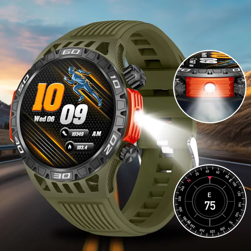 Multifunctional Smart Watch, Fashion Digital Watch with Wireless Call/Dial, Multi-sport Mode Sports Watch for Women & Men 8
