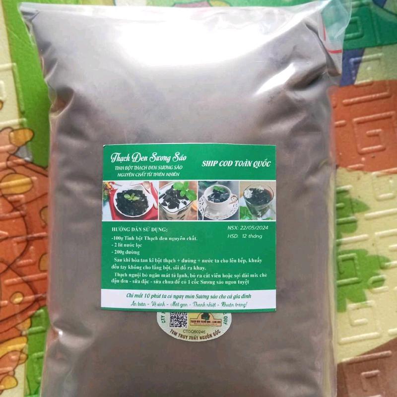 Túi 1kg TINH BỘT THẠCH ĐEN SƯƠNG SÁO